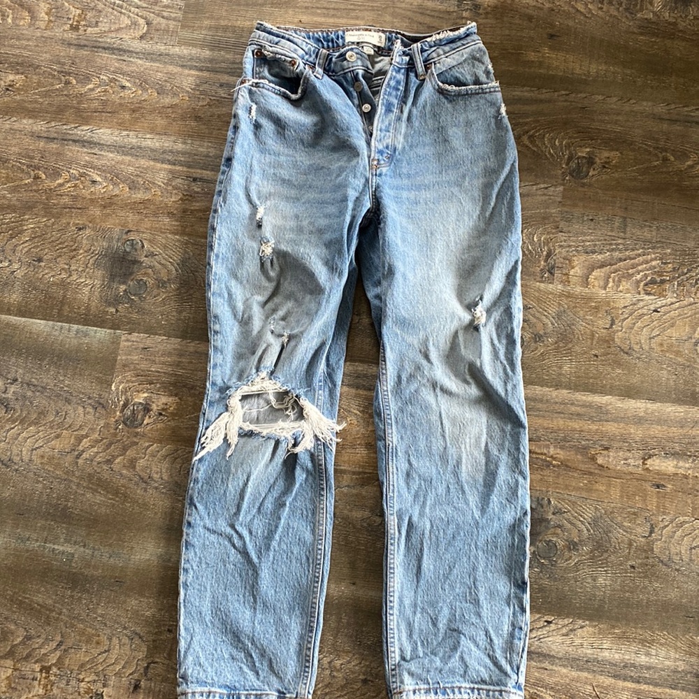 Abercrombie Curve Love Dad Jeans